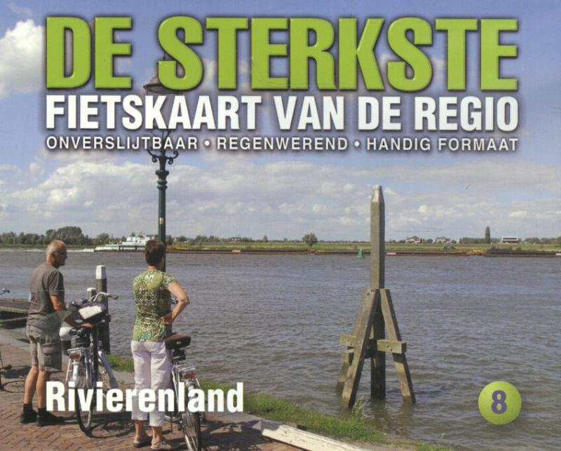 Productafbeelding: voorkant van De sterkste fietskaart van de regio Rivierenland