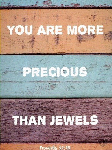 Productafbeelding: voorkant van Kaart you are more precious than jewels