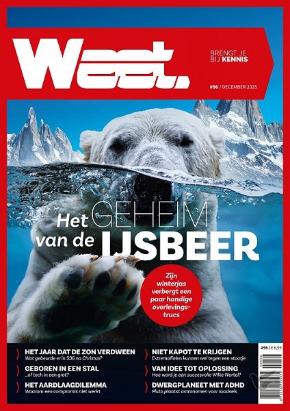 Productafbeelding: voorkant van Weet magazine 2025 december nr 96