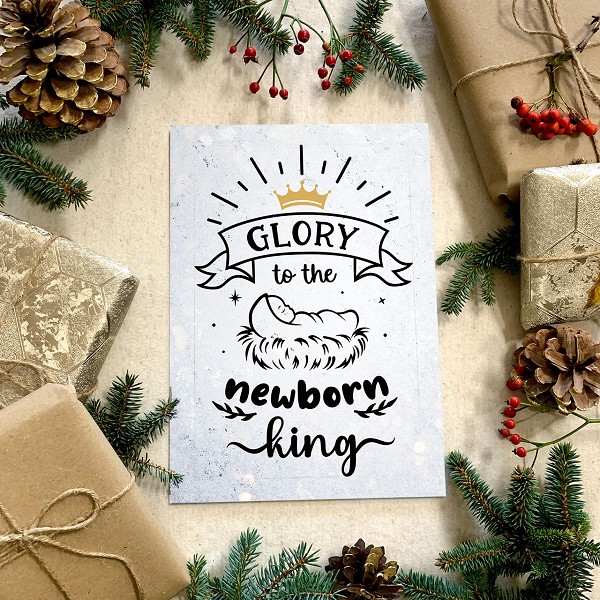 Productafbeelding: voorkant van Glory to the newborn King