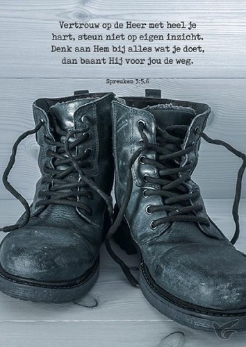 Productafbeelding: voorkant van Poster vertrouw op de Heer met heel je h
