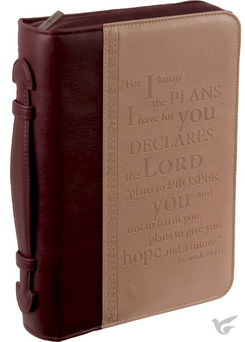 Productafbeelding: voorkant van For I Know The Plans - Large-LuxLeather