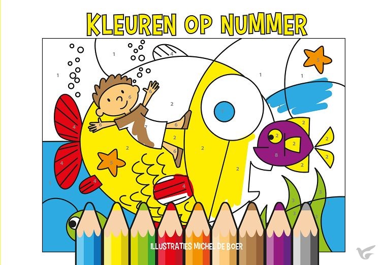 Productafbeelding: voorkant van Kleuren op nummer