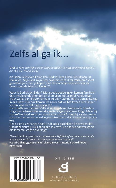 Productafbeelding: achterkant van Zelfs al ga ik...