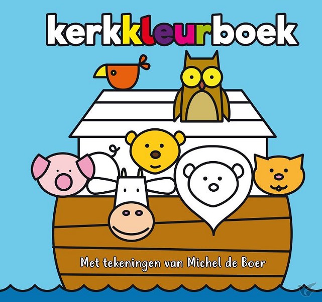 Productafbeelding: voorkant van Kerkkleurboek 1 BLAUW