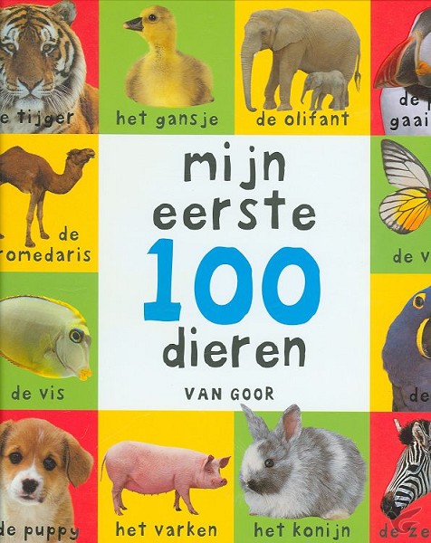 Productafbeelding: voorkant van Mijn eerste 100 dieren