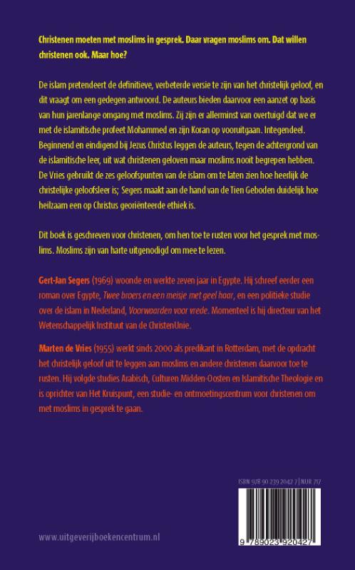 Productafbeelding: achterkant van Wat christenen geloven & moslims niet begrijpen