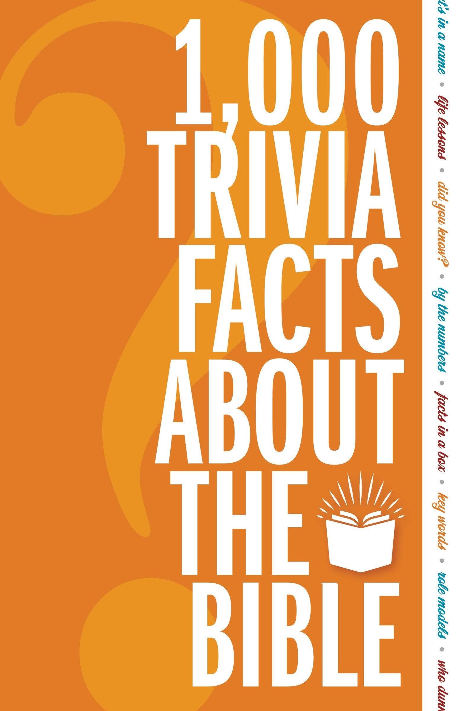 Productafbeelding: voorkant van 1 000 Trivia Facts About The Bible