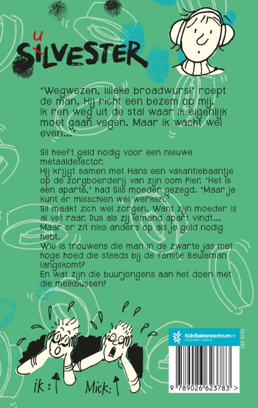 Productafbeelding: achterkant van Silvester en de knallende melkbusbende