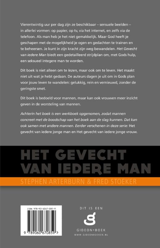 Productafbeelding: achterkant van het gevecht van iedere man