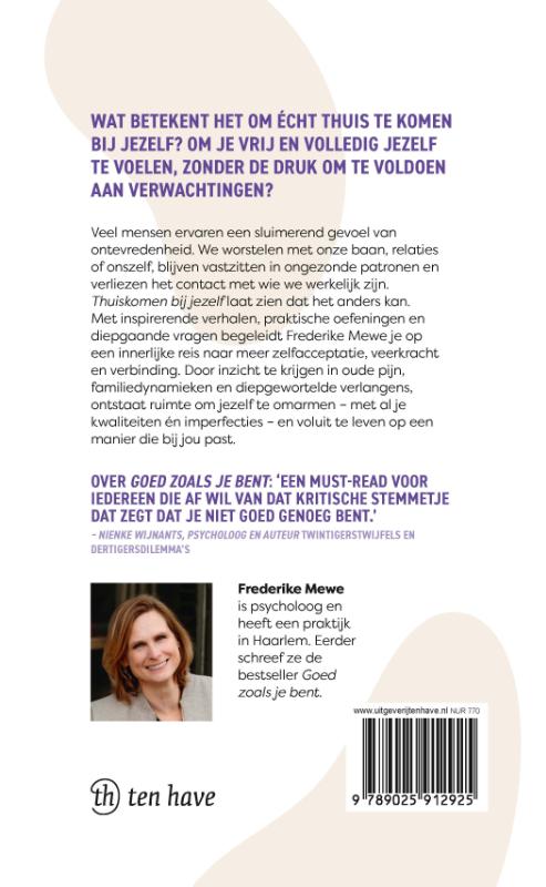 Productafbeelding: achterkant van Thuiskomen bij jezelf