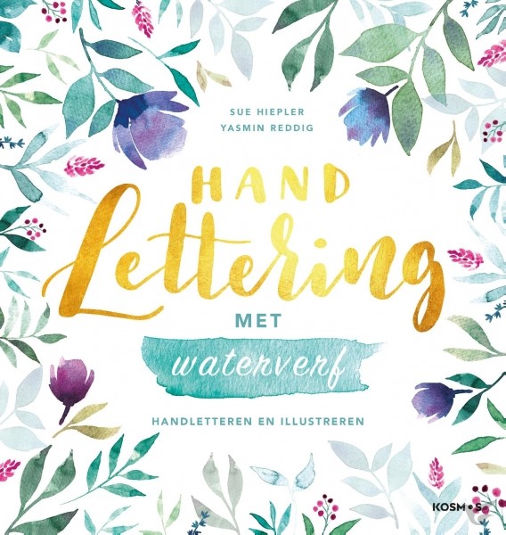 Productafbeelding: voorkant van Handlettering met waterverf