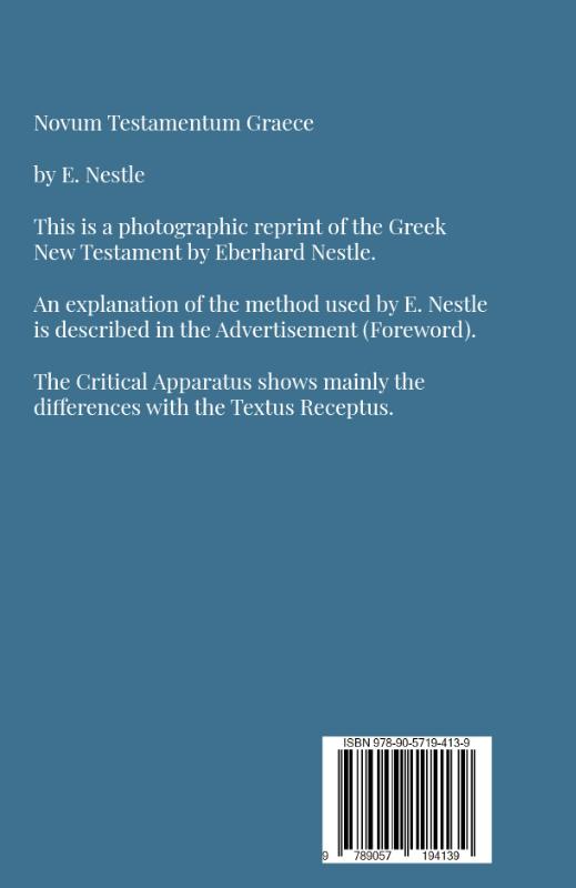 Novum Testamentum Graece 
