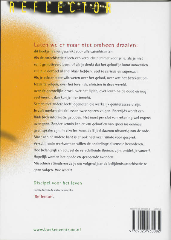Productafbeelding: achterkant van Discipel voor het leven