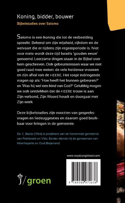 Productafbeelding: achterkant van Koning, bidder, bouwer