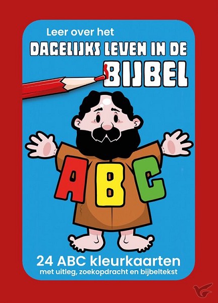 Productafbeelding: voorkant van Dagelijks leven ABC kleurkaarten