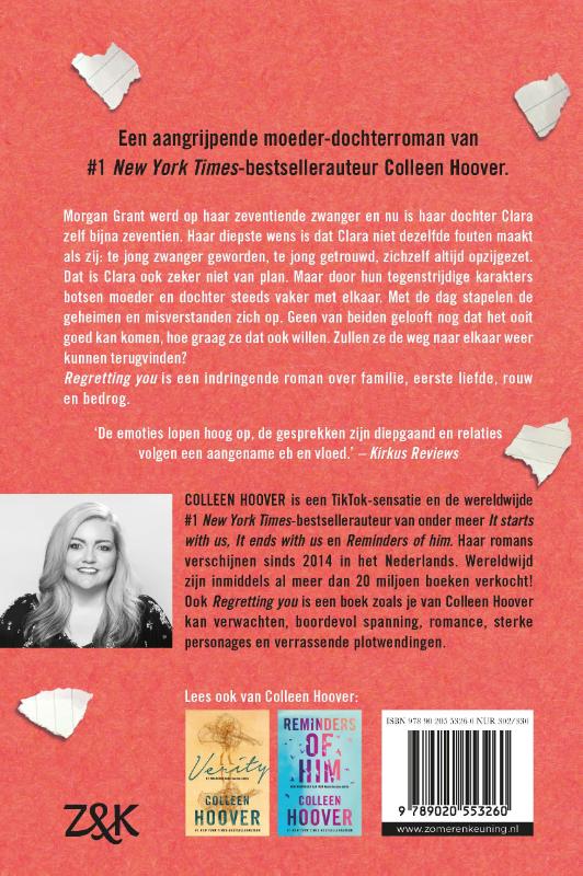 Productafbeelding: achterkant van Regretting you