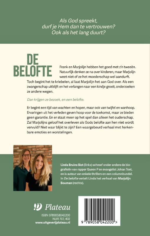 Productafbeelding: achterkant van De belofte