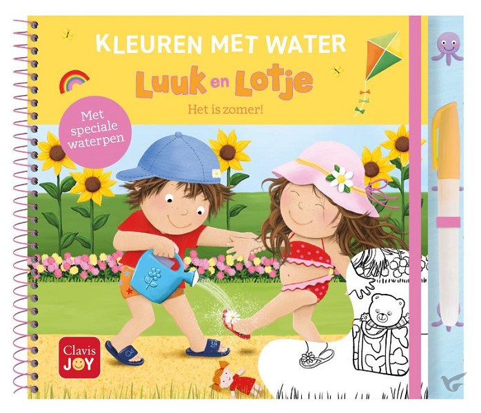 Productafbeelding: voorkant van Kleuren met water. Luuk en Lotje. Het is