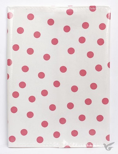 Productafbeelding: voorkant van Bijbelhoes white pink dot NBV/HSV