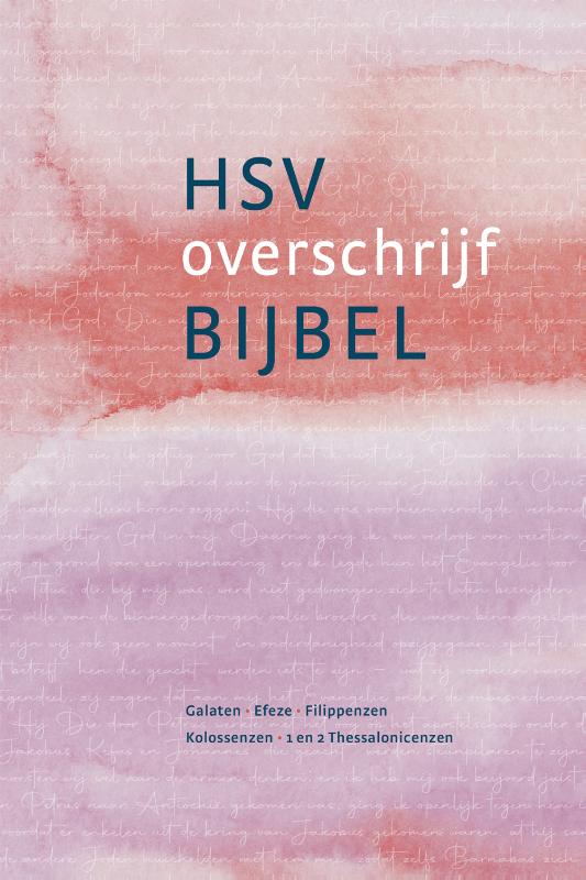 Productafbeelding: voorkant van HSV Overschrijfbijbel