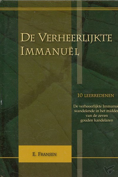 Productafbeelding: voorkant van Verheerlijkte Immanuel