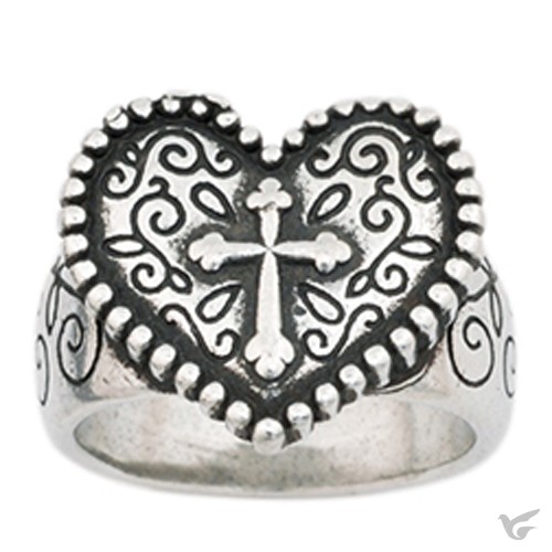 Productafbeelding: voorkant van Heart with cross - Medium