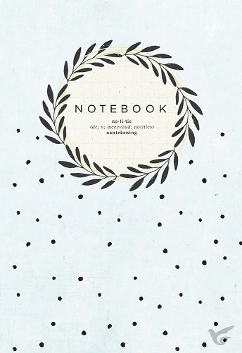 Productafbeelding: voorkant van Sestra notebook met inspirerende teksten