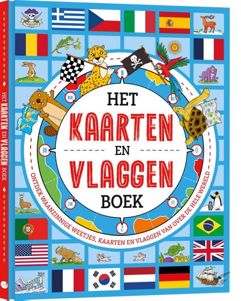 Productafbeelding: voorkant van Kaarten- en vlaggenboek