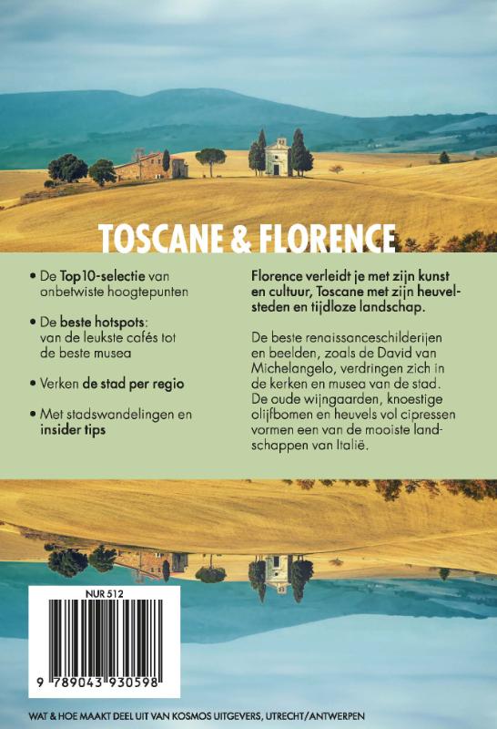 Productafbeelding: achterkant van Toscane & Florence