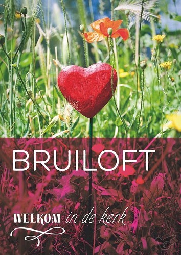 Productafbeelding: voorkant van Welkom in de kerk bruiloft set 10 ex