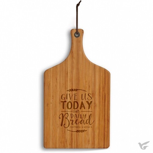 Productafbeelding: voorkant van Matthew 6:11 Give us today bamboe