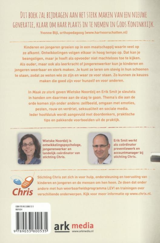 Productafbeelding: achterkant van Maak ze sterk