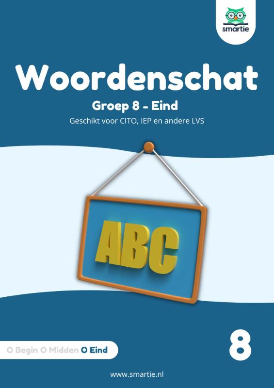 Productafbeelding: voorkant van Woordenschat groep 8 - eind