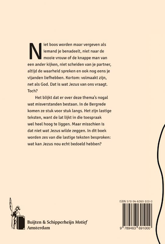 Productafbeelding: achterkant van De andere wang toekeren?