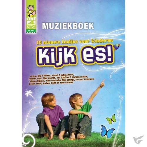 Productafbeelding: voorkant van Kijk es muziekboek