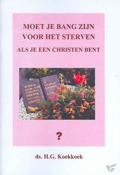 Productafbeelding: voorkant van Moet je bang zijn voor het sterven