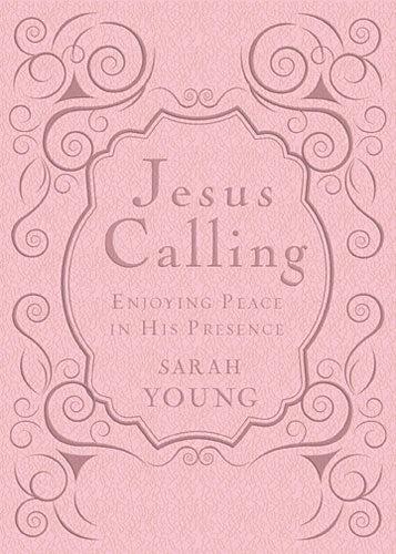 Productafbeelding: voorkant van Jesus Calling (Womens Edition)-Pink Leathersoft