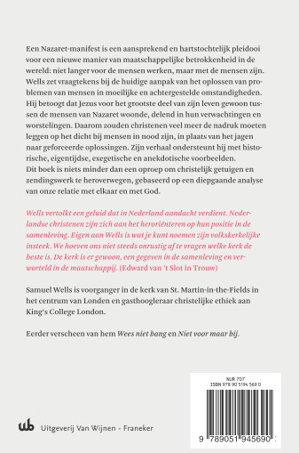 Productafbeelding: achterkant van Een Nazaret-manifest