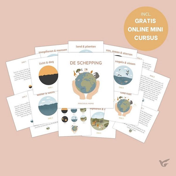 Productafbeelding: voorkant van Schepping kaartenset