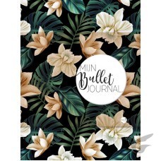 Productafbeelding: voorkant van Mijn bullet journal black flower