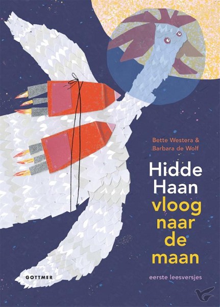 Productafbeelding: voorkant van Hidde haan vloog naar de maan