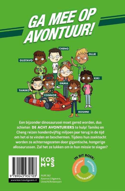 Productafbeelding: achterkant van De dinosaurus redding
