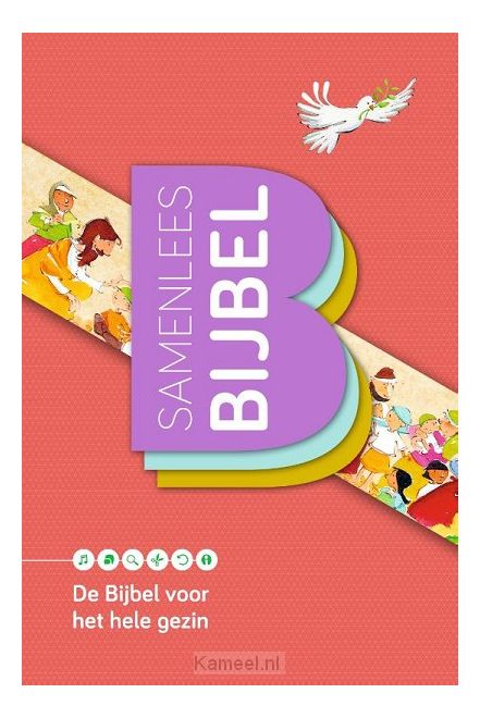 Bestel nu Samenleesbijbel Productafbeelding: voorkant van Samenleesbijbel