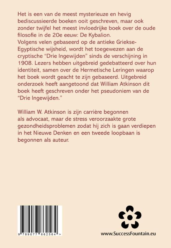 Productafbeelding: achterkant van De Kybalion