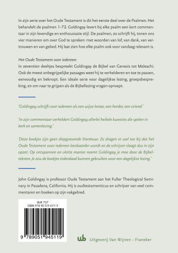 Productafbeelding: achterkant van Psalmen voor iedereen