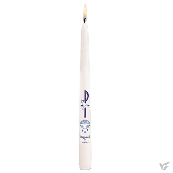 Productafbeelding: voorkant van Baptism Candle Baptized in Christ