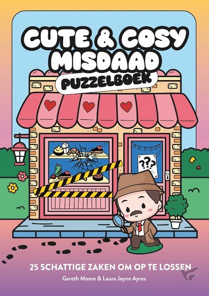 Productafbeelding: voorkant van Cute & Cosy Misdaadpuzzelboek