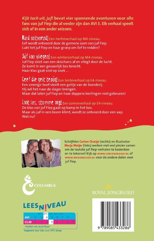 Productafbeelding: achterkant van Kijk toch uit, juf!