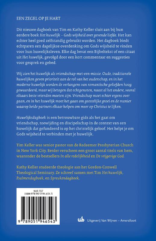 Productafbeelding: achterkant van Huwelijksdagboek